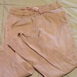 Tan joggers